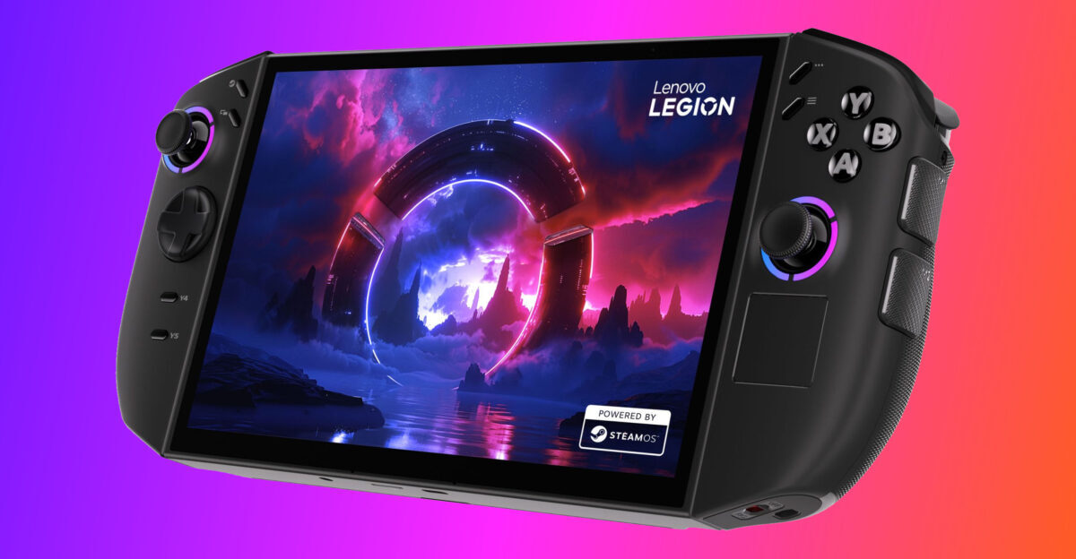 Legion Go 2 with detachable controllers and SteamOS mode